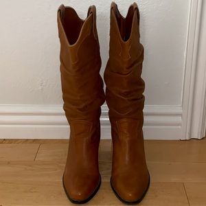 Steve Madden Cognac Gesar Boots.